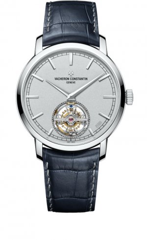 Swiss Replica Vacheron Constantin Traditionnelle tourbillon Collection Excellence Platine 6000T/000P-B347 Watch