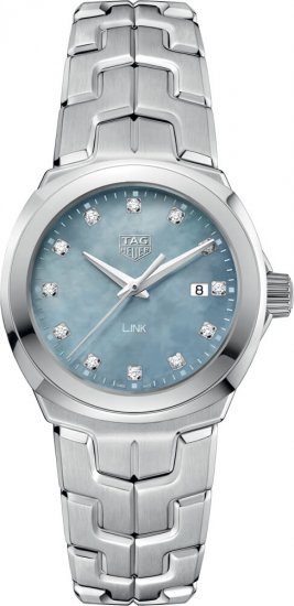 Swiss Replica Tag Heuer Link Diamond Ladies Watch - Click Image to Close