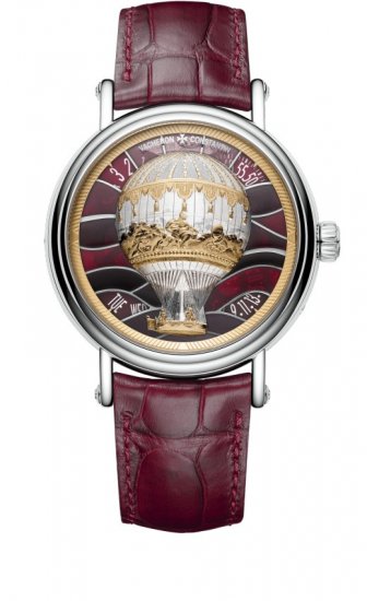 Swiss Replica Vacheron Constantin Metiers dArt Les Aerostiers Bordeaux 1784 7610U/000G-B246 - Click Image to Close