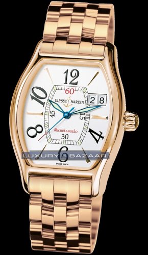 Ulysse Nardin Michelangelo Big Date (RG / Silver / RG) 236-68-8/