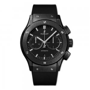 Copy Hublot Classic Fusion Chronograph Black Magic