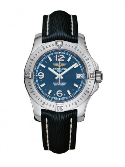 Fake Breitling Colt 36 Mariner Blue / Sahara / Pin A7438911/C913/215X/A16BA.1 Watch - Click Image to Close