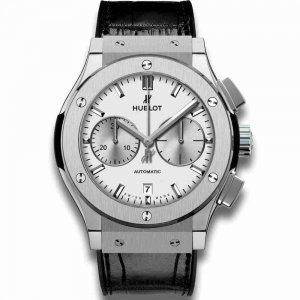 Swiss Replica Hublot Chronograph Titanium Opalin 45mm Classic Fusiones 521.NX.2611.LR