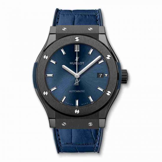 Swiss Replica Hublot Classic Fusion Ceramic Blue 45mm 511.CM.7170.LR - Click Image to Close