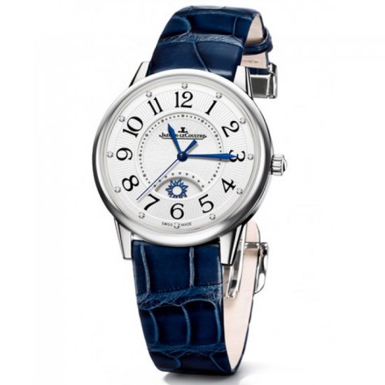Swiss Replica Jaeger-LeCoultre Rendez-Vous Moon Large Stainless Steel/Silver 3618490 - Click Image to Close