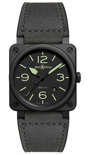 Swiss Replica Bell & Ross BR 03-92 Nightlum BR0392-BL3-CE/SCA