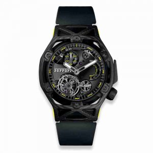 Swiss Replica Hublot Techframe Ferrari Tourbillon Chronograph Carbon Yellow 45mm 408.QU.0129.RX