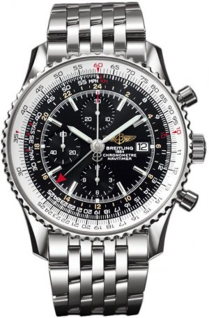 Fake Breitling Navitimer 1 Chronograph GMT 46 Navitimer Bracelet Watch