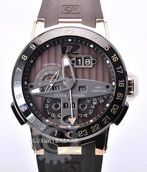 Ulysse Nardin El Toro (RG / Brown / Rubber Strap) 322-00-3