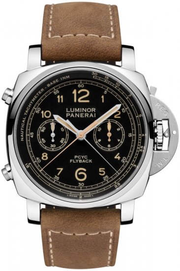 Swiss Replica Panerai Luminor 1950 PCYC 3 Days Chrono Flyback Automatic Acciaio 44mm PAM00653 Watch - Click Image to Close