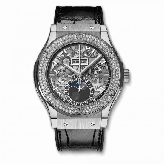 Swiss Replica Hublot Classic Fusion Aerofusion Moonphase Titanium Diamonds 45mm 517.NX.0170.LR.1104 - Click Image to Close