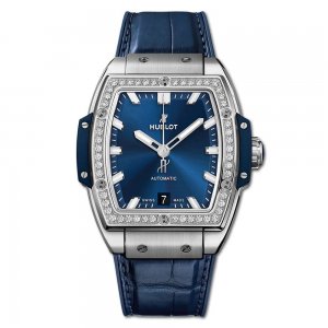 Copy Hublot Spirit Of Big Bang Titanium Blue Diamonds