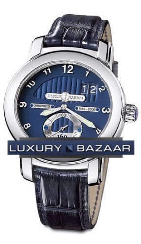 Ulysse Nardin Anniversary 160 (WG / Blue / Leather) 1600-100