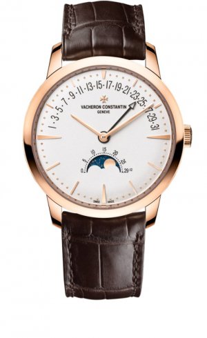 Swiss Replica Vacheron Constantin Patrimony moon phase and retrograde date 4010U/000R-B329 Watch