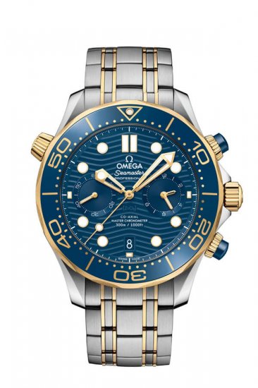 Fake OMEGA Seamaster Steel yellow gold Anti-magnetic 210.20.44.51.03.001 Watch - Click Image to Close