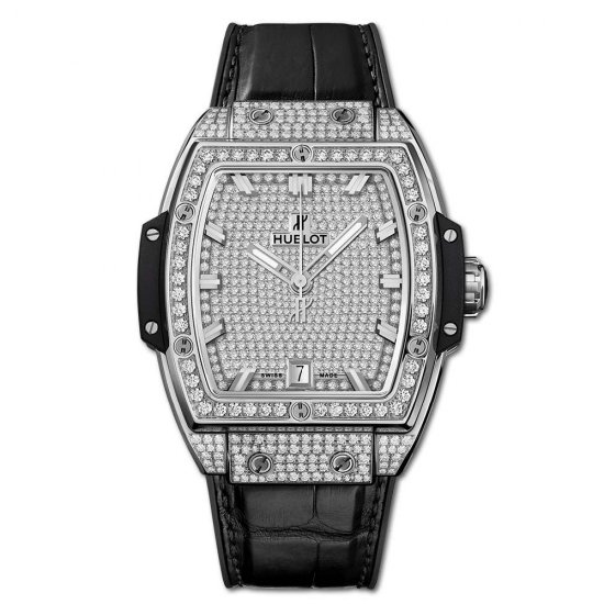 Copy Hublot Spirit Of Big Bang Titanium Full Pave - Click Image to Close