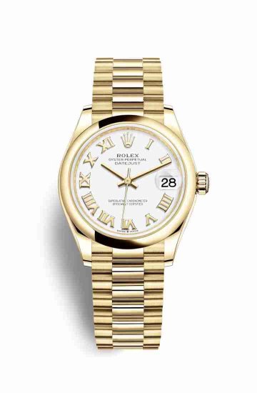 Swiss Replica Rolex Datejust 31 278248 White Dial Watch - Click Image to Close