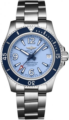 Fake Breitling Superocean Automatic 36 Steel Blue A17316D81C1S1 Watch