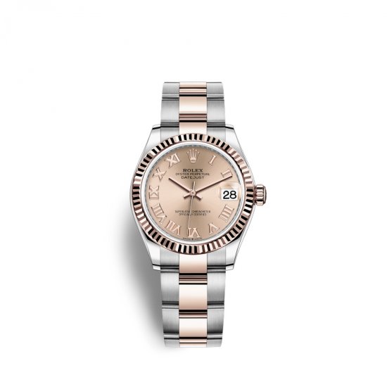 Fake Rolex Datejust 31 Oystersteel 18 ct Everose gold M278271-0005 Ros - Click Image to Close