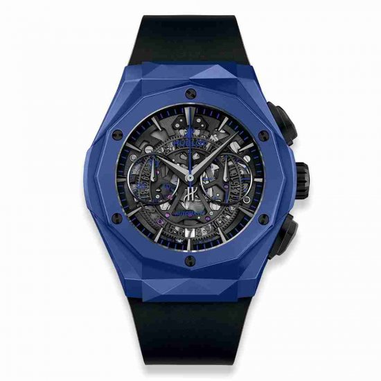 Swiss Replica Hublot Classic Fusion Aerofusion Chronograph Orlinski Blue Ceramic 45mm 525.EX.0179.RX.ORL18 - Click Image to Close