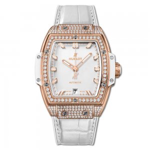 Copy Hublot Spirit Of Big Bang King Gold White Pave