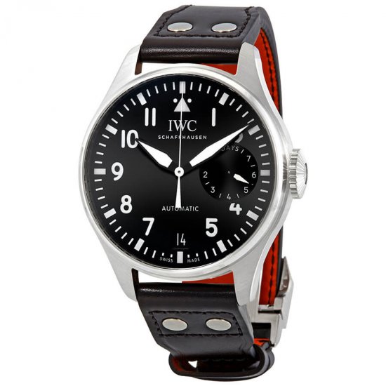 Copy IWC Big Pilot's Watch Automatic Black Dial Men's Watch IW50100 - Click Image to Close