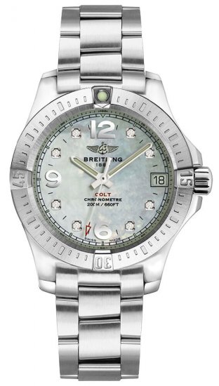 Fake Breitling Colt Lady 33mm Ladies a7738811/a769 Watch - Click Image to Close