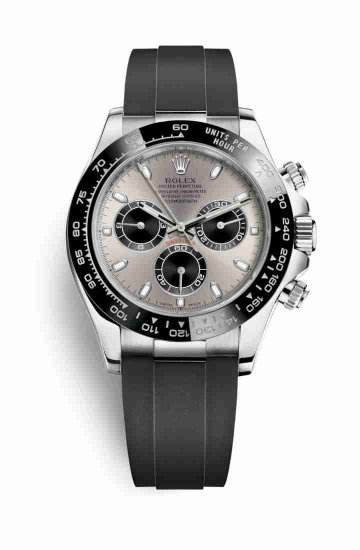 Swiss Replica Rolex Cosmograph Daytona 116519LN Steel black Dial Watch - Click Image to Close