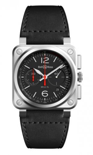 Swiss Replica Bell & Ross BR 03 94 Black Steel BR0394-BLC-ST/SCA