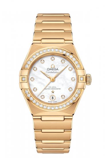 Fake OMEGA Constellation Yellow gold Anti-magnetic 131.55.29.20.55.002 Watch - Click Image to Close