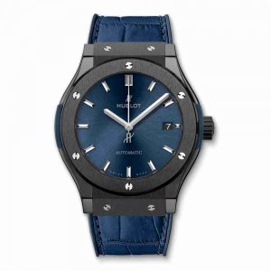 Swiss Replica Hublot Classic Fusion Ceramic Blue 45mm 511.CM.7170.LR