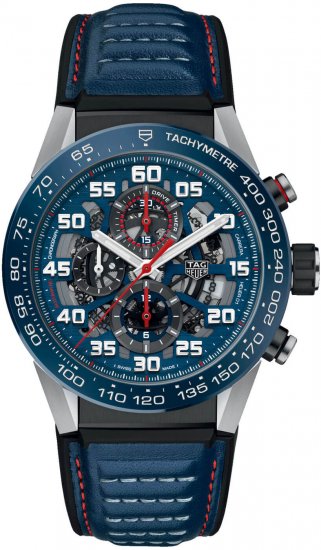 Swiss Replica Tag Heuer Carrera Caliber Heuer 01 Skeleton 45mm Mens Watch - Click Image to Close