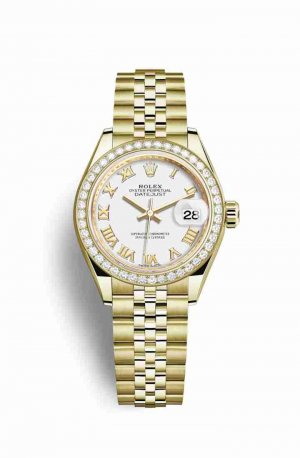 Swiss Replica Rolex Datejust 28 279138RBR White Dial Watch