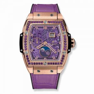 Swiss Replica Hublot Spirit Of Big Bang Moonphase King Gold Purple 42mm 647.OX.4781.LR.1205