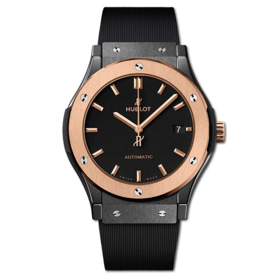 Copy Hublot Classic Fusion Ceramic King Gold - Click Image to Close