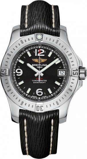 Fake Breitling Chronomat Quartz Women with Leather Strap Watch - Click Image to Close