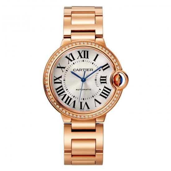 Copy Cartier Ballon Bleu Automatic Self Wind WJBB0036 Womens Watch - Click Image to Close