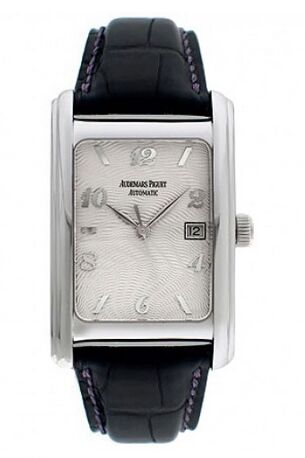 Audemars Piguet Edward Piguet 18kt White Gold Black Men's Watch - Click Image to Close