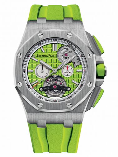 Swiss Replica Audemars Piguet Royal Oak Offshore Tourbillon Chronograph Selfwinding Stainless Steel 26540ST.OO.A038CA.01 - Click Image to Close