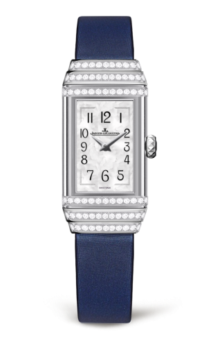 Swiss Replica Jaeger-LeCoultre 3363401 Reverso One Joaillerie White Gold/Diamond/MOP Watch - Click Image to Close