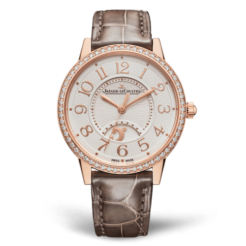 Swiss Replica Jaeger-LeCoultre 3442440 Rendez-Vous Night & Day Medium Pink Gold/Diamond/Silver Watch