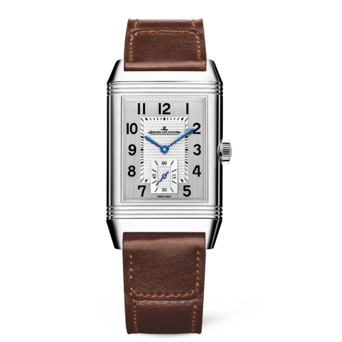 Swiss Replica Jaeger-LeCoultre Reverso Classic Large Duoface Small Seconds Stainless Steel/Silver/Fagliano 3848422 - Click Image to Close