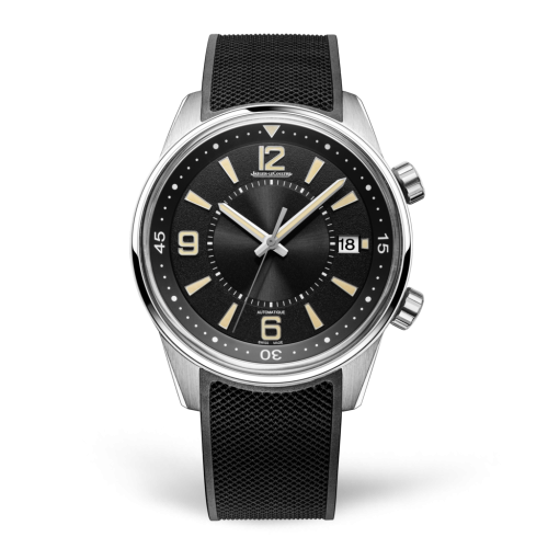 Swiss Replica Jaeger-LeCoultre 9068670 Polaris Automatic Stainless Steel/Vintage Black/Rubber Watch - Click Image to Close