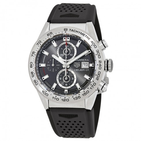 Swiss Replica Tag Heuer Carrera Chronograph Automatic Mens Watch - Click Image to Close