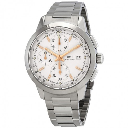 Swiss Replica IWC Ingenieur Chronograph Automatic Silver Dial Mens IW380801 Watch - Click Image to Close