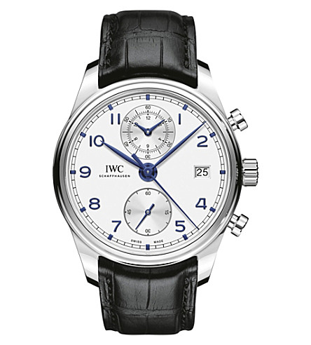 Swiss Replica IWC Portugieser Chronograph Classic 42mm Mens IW390302 Watch - Click Image to Close