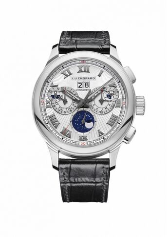 Copy Chopard L.U.C Perpetual Chrono 45MM Manual White Gold Limited Edition - Click Image to Close