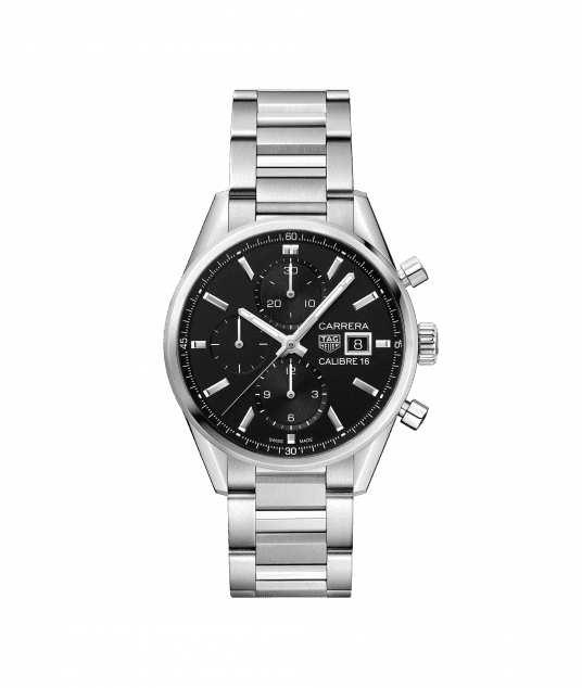 Fake TAG Heuer Carrera Calibre 16 Automatic Black Dial Ladies CBK2110.BA0715 Watch - Click Image to Close