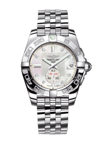 Fake Breitling Galactic 36 Automatic Stainless Steel / Pearl Diamond / Bracelet (A3733012.A717.376A) Watch - Click Image to Close