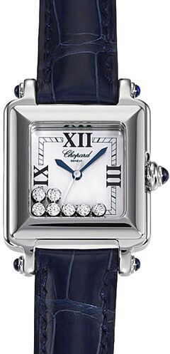 Chopard Happy Sport Classic Square 7 Floating Diamonds Ladies Wa